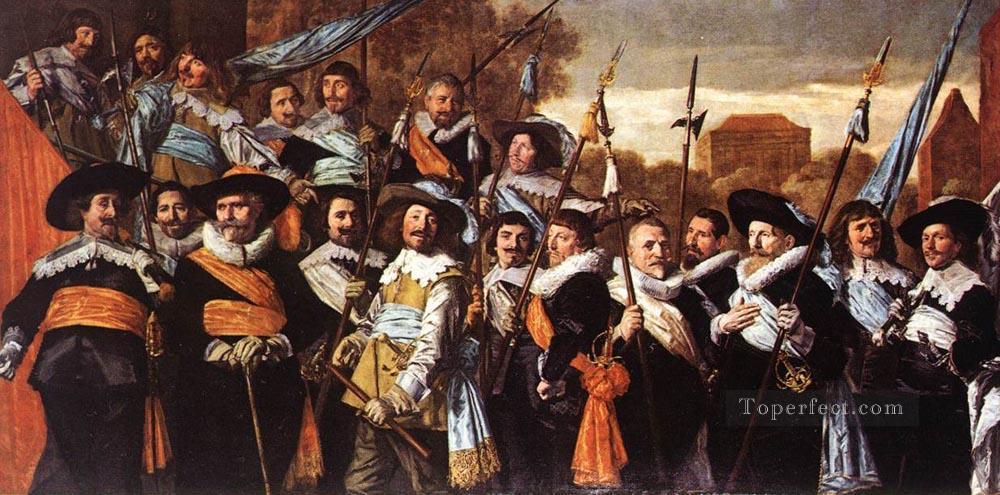 Officers And Sergeants Of The St Hadrian Civic Guard portrait Dutch Golden Age Frans Hals Oil Paintings
